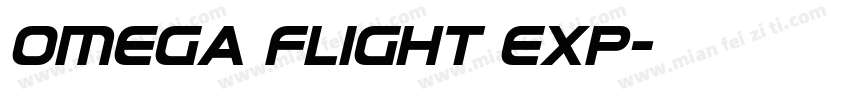 Omega Flight Exp字体转换